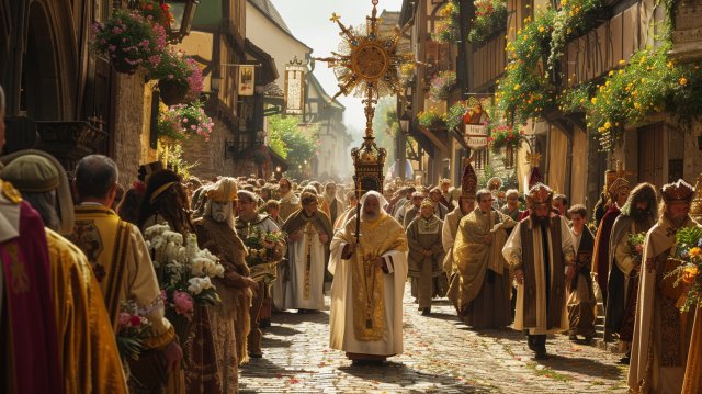 Fronleichnam: Ursprung, Bedeutung und Brauchtum des Hochfestes — Erfahre mehr über die Hintergründe und Traditionen rund um das Fronleichnamsfest Fronleichnam: Ursprung, Bedeutung und Brauchtum des Hochfestes — Erfahre mehr über die Hintergründe und Traditionen rund um das Fronleichnamsfest